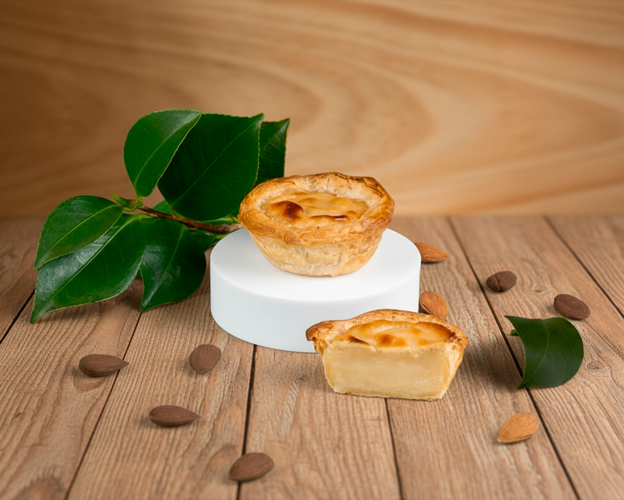 Pack 4 units. Custard Tart (Vegan)