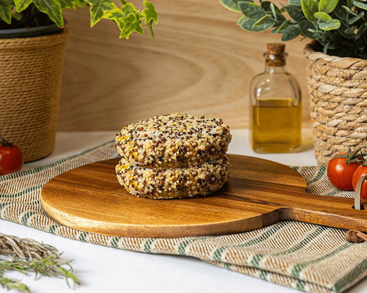 Vegan Burger Asoka (2 x 140g) gluten-free - Asoka Plant-Based Market